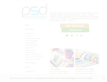 Tablet Screenshot of paulscottondesign.com
